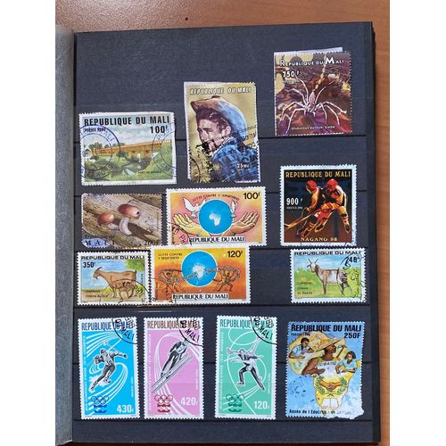 Lots De 13 Timbres Origines Du Mali