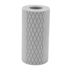 Hjlian Poignees D'halteres Standard En Silicone Haute Densite, Antiderapantes, Pour Halterophilie Et Fitness, Grises