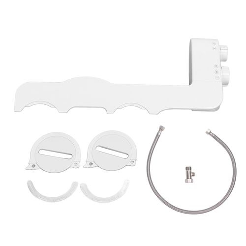 HJLIAN Pulverisateur d'eau pour bidet G1/2, double buse en ABS, accessoire de bidet pour toilettes de salle de bain pour femmes enceintes