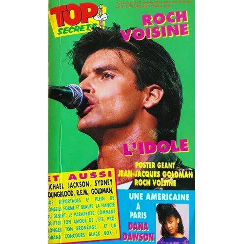 Top Secrets 72 1991 Roch Voisine-Michael Jackson-Jean Jacques Goldman/Black Box/Dana Dawson