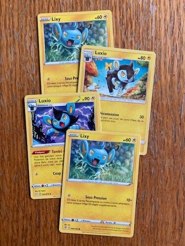 (379) 2x Lixy + 2x Luxio (Pokemon)