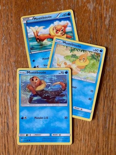 (2291) 3x Mustébouée (Pokemon)