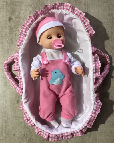 Bébé Pleureur Dans Son Couffin 40 Cm