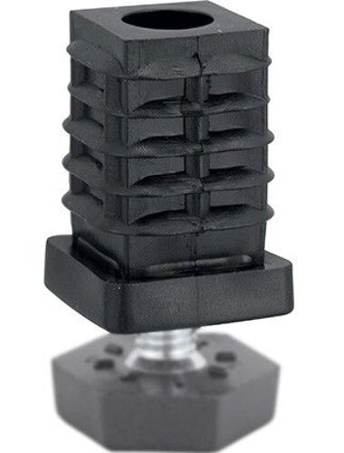 Embout carrée AVL - plastique et filetée M10 25x25 - 37525/10