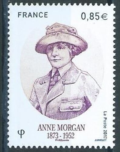 Anne Morgan, Philanthrope Américaine Et Pionnaire De L'humanitaire 2017 Neuf** N° 5123