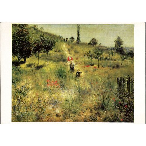 Carte Postale Auguste Renoir 1841-1919, Chemin Montant Dans Les Hautes Herbes, A Path Through The Long Grass
