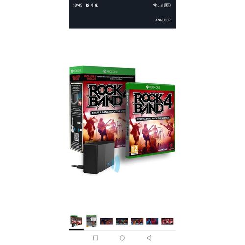 Adaptateur Rockband Xbox One + Jeux