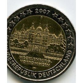 Allemagne 2 Euros 2007 Atelier D Commémorative Mecklenburg - Vorpommern Château De Schwerin