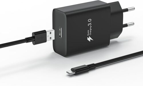 Chargeur Rapide Xiaomi Avec 2M Câble Pour Xiaomi Redmi Note13/13C/13 Pro/14C/14T/14T Pro/14/12/12 Pro 5G/11S/11/A3/10/10 Pro/9/9 Pro Poco M4/M6/M3, Pour Samsung Galaxy 18W Usb Pris[MAG5299189]