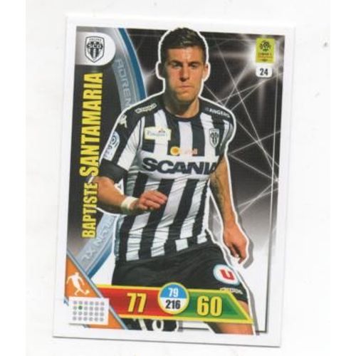 24 - Baptiste Santamaria - Angers Sco - Milieu - Adrenalynl 2017-18
