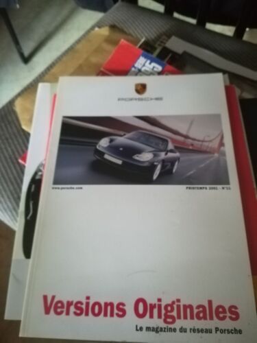 Porsche No 11 De 2001 Versions Originales 911