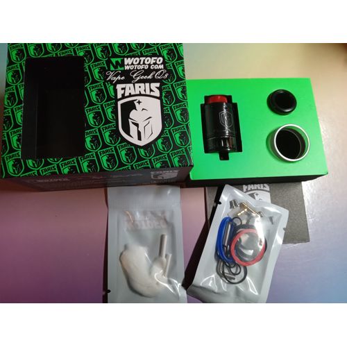 Atomiseur WOTOFO FARIS Profile RDTA coloris Noir
