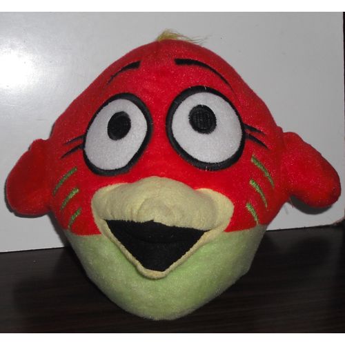 Peluche Oiseau Angry Birds Rouge Et Vert