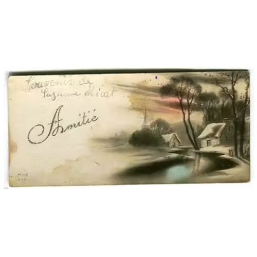 Mini Carte - " Amitié " - 1926