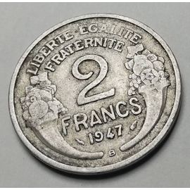 Pièce De Monnaie 2 Francs Morlon 1947 (B) République Française