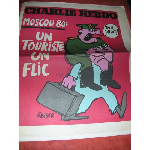 Charlie Hebdo  N° 506 : Moscou 80 Un Touriste Un Flic