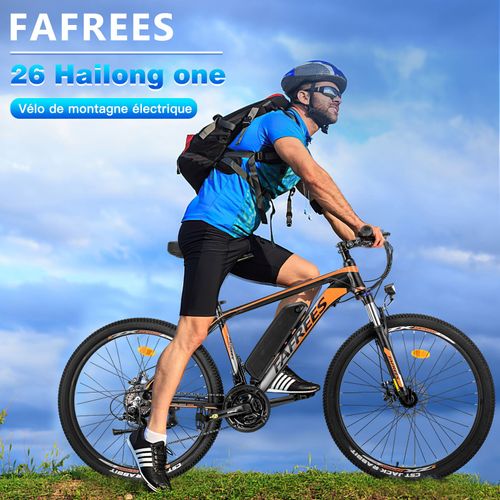 Fafrees 26 Hailong Un 26 Pouces E-Mtb 250w Moteur 13ah Batterie 21 Vitesses City E-Bike