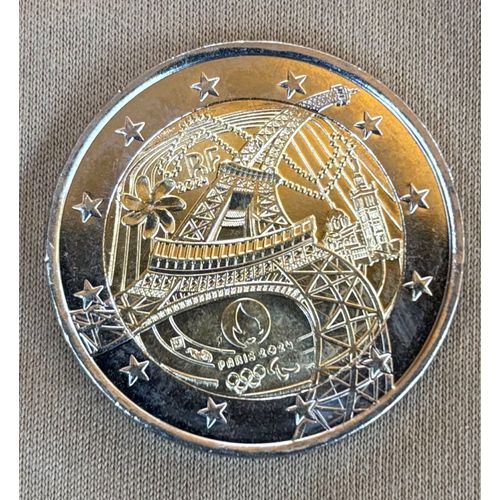 Pièce De 2 Euros Jo Paris 2024 Rare 4000 Exemplaires 