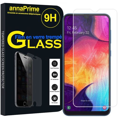 1 Film Verre Trempé Pour Samsung Galaxy A50 Sm-A505f 6.4" Protection D'écran