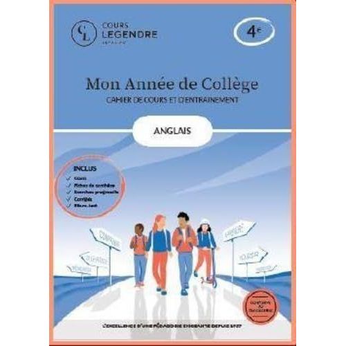 Anglais 4e - Cahier De Cours Et D'entraînement