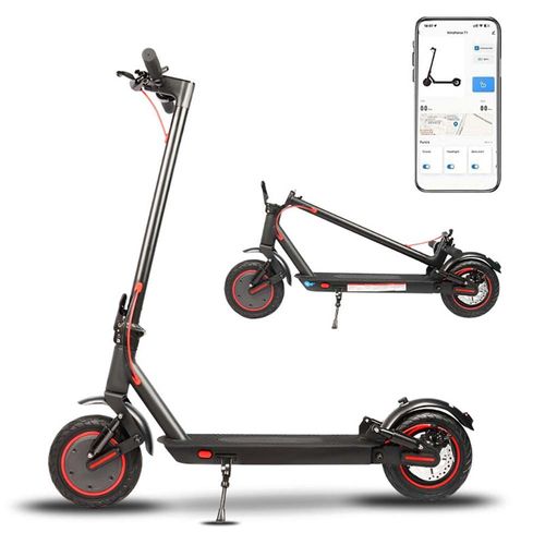 Trottinettes Électriques Adulte, 2025 Trottinette Pliable 10", Moteur 350w/25km/H Autonomie 30km,  Contrôle Via App Et Affichage Led,Batterie 36v 10.4ah, Max 120kg