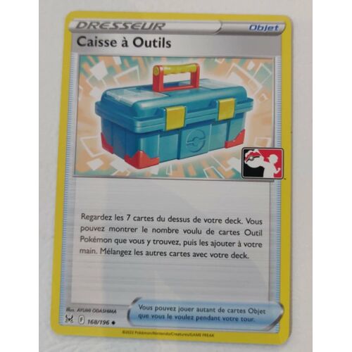 Pokemon Caisse A Outils 168 / 159 Holo + Logo Trainer