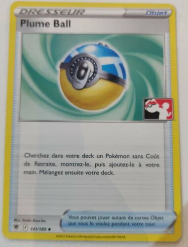 Pokemon Plume Ball 141 / 189 + Logo Trainer