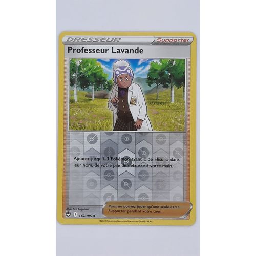 Professeur Lavande Reverse - Pokémon - Set Tempête Argentée - 162/195 - Ev12 - Française