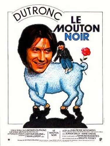 Le Mouton Noir - Affiche Cinéma Originale Pliée- 40 X 54 (Ferracci) -De Jean-Pierre Moscardo - 1979 - Jacques Dutronc - Hélène Rolles