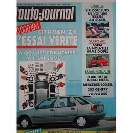 Auto Journal 13 De 1991 Opel Astra,Nazca M12,Volvo 850 Glt,Mercedes 600 Sel,Ford Fiesta Td,Peugeot 205 Gentry,Clio Baccara,Citroen Zx Avantage,Dtm,Baja Aragon,Westfalia Nugget,Vw Passat