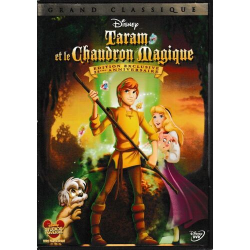 Taram Et Le Chaudron Magique. Éd. 25ème Anniversaire. 1 Dvd Vidéo. Style: Animation. (P) 2010 ®The Walt Disney Company. © ®Disney. By ®Ted Berman & Richard Rich. Langue: Français Anglais. Durée: 1h17