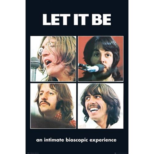 Poster Les Beatles Let It Be An Intimate Bioscopic Experience 61 X 91,5cm