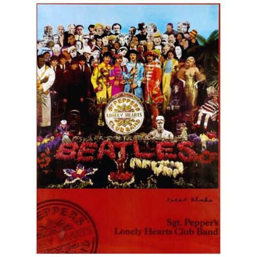 Poster The Beatles Sergent Pepper'S Lonely Hearts Club Band Papier Glacé 61 X 91,5cm Peppers Sgt.