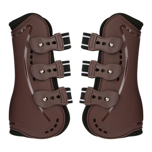 Guetres Pour Pattes Avant De Cheval, Respirantes, Resistantes Aux Chocs, Antiderapantes, Pour L'entrainement, Le Saut, L'equitation, Marron, Taille M