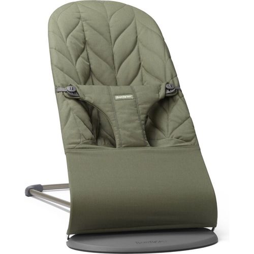 Transat Bébé Bliss Coton Matelassé Pétale Vert Foncé - Babybjörn