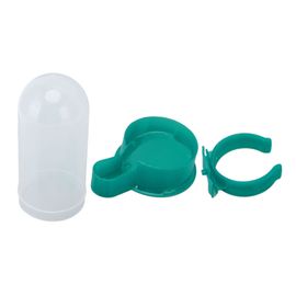 Hjlian Mangeoire A Eau Automatique Pour Pigeons, Grande Capacite, Pratique, Pour Cage A Oiseaux, Verte, 800 Ml