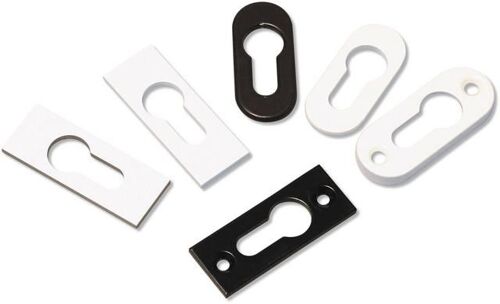 Rosace adhésive clé i GOETTGENS Alu argent - 3 mm - D4015ARGT