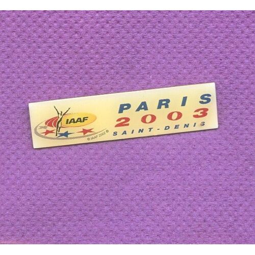 Rare Pins Championnats Du Monde D'athlétisme 2003 Iaaf L312