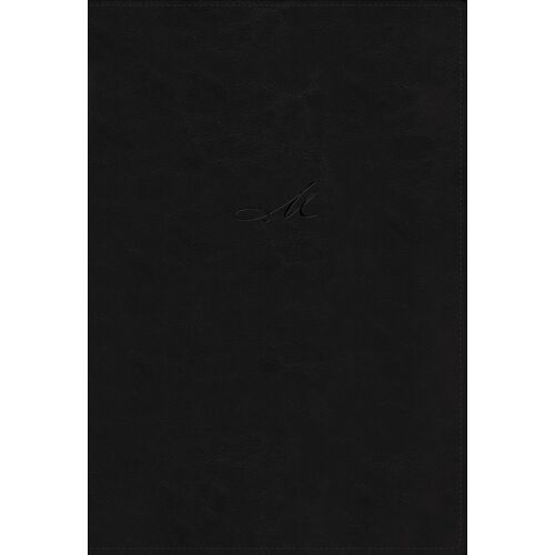 Nbla, Biblia De Estudio Macarthur, Leathersoft, Negro, Interior A Dos Colores, Comfort Print
