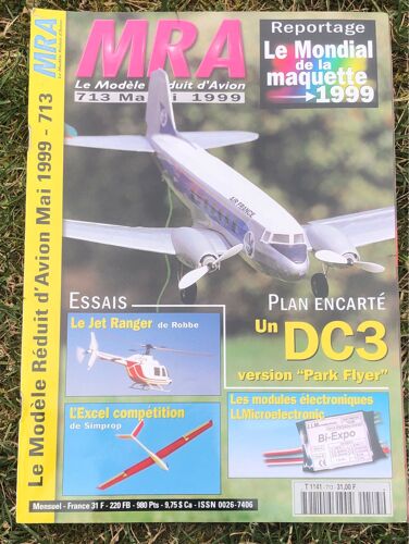 Mra Le Modèle Réduit D'avion  N° 713