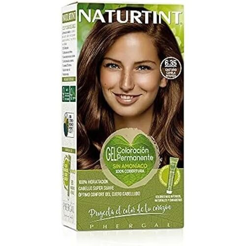 Naturtint Biobased, Coloration Sans Ammoniac, 6,35 Châtaigne À Cannelle Intense, 100% Clôture De Cheveux Gris, Ingrédients 