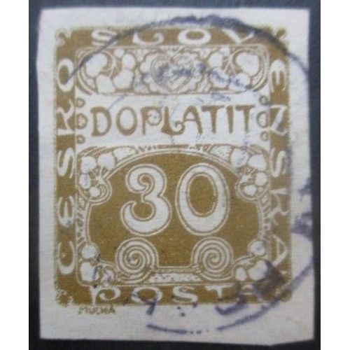 Tchecoslovaquie Taxe N°6 Oblitéré