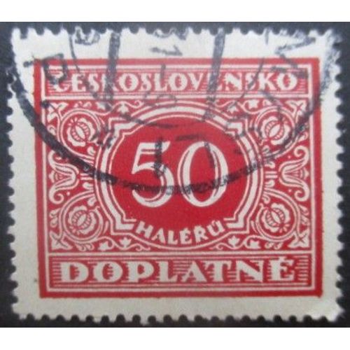 Tchecoslovaquie Taxe N°60 Oblitéré