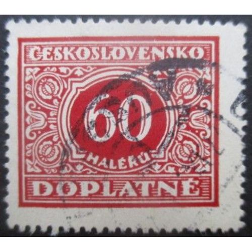 Tchecoslovaquie Taxe N°61 Oblitéré