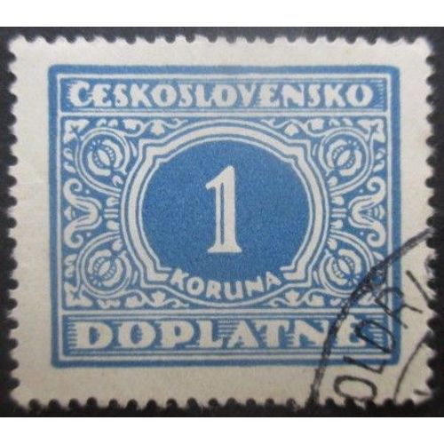 Tchecoslovaquie Taxe N°62 Oblitéré