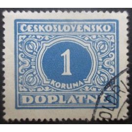 Tchecoslovaquie Taxe N°62 Oblitéré