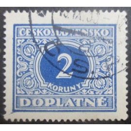 Tchecoslovaquie Taxe N°63 Oblitéré