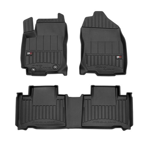 Omac Tapis De Sol En Caoutchouc Pour Toyota Rav4 2015-2018 Hybrid Noir Premium