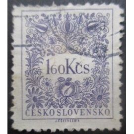 Tchecoslovaquie Taxe N°88 Dentelé 12,5 Oblitéré