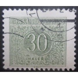 Tchecoslovaquie Taxe N°94 Dentelé 11,5 X 11 Oblitéré